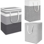 75L New Waterproof Fabric Laundry Basket Simple Clothes Sundries Storage Box Foldable Bag Large Capacity Laundry Basket