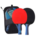 5/6 Star Table Tennis Racket 2PCS Professional Ping Pong Racket Set Pimples-in Rubber Hight Quality Blade Bat Paddle with Bag