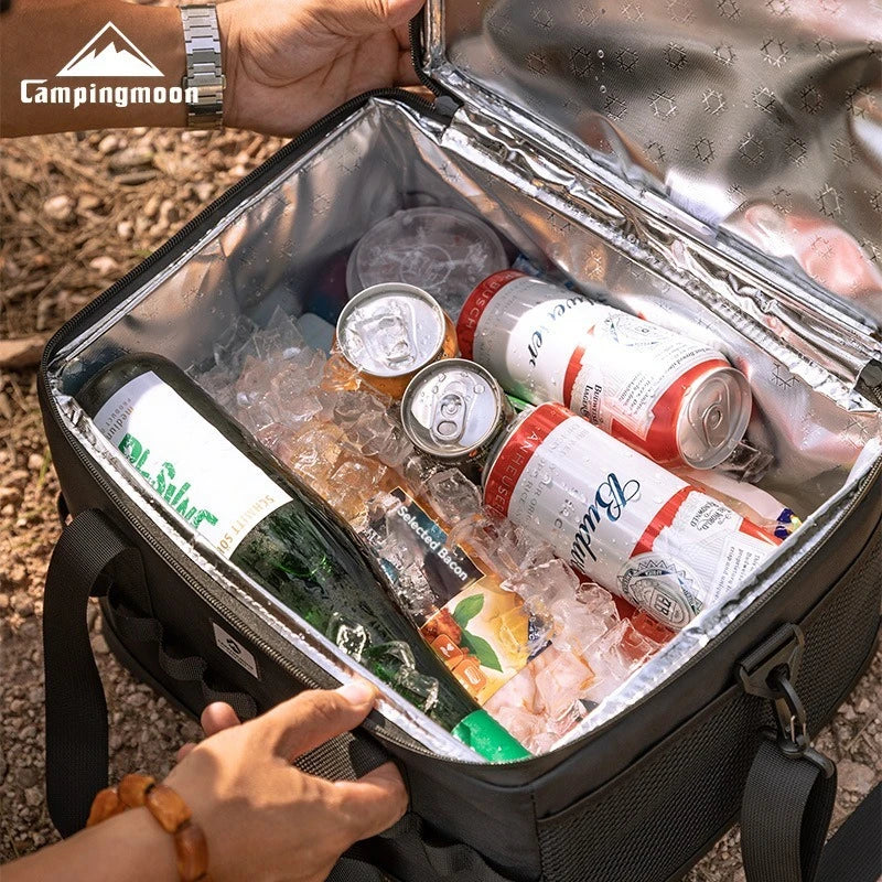 Keep Drinks & Food Fresh: CAMPINGMOON 18L Insulation Bag for Outdoors