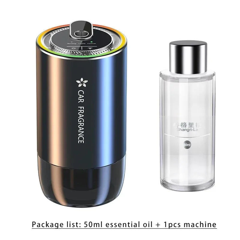 Transform Your Car with Smart Aroma Diffuser & Starry Light Ambiance