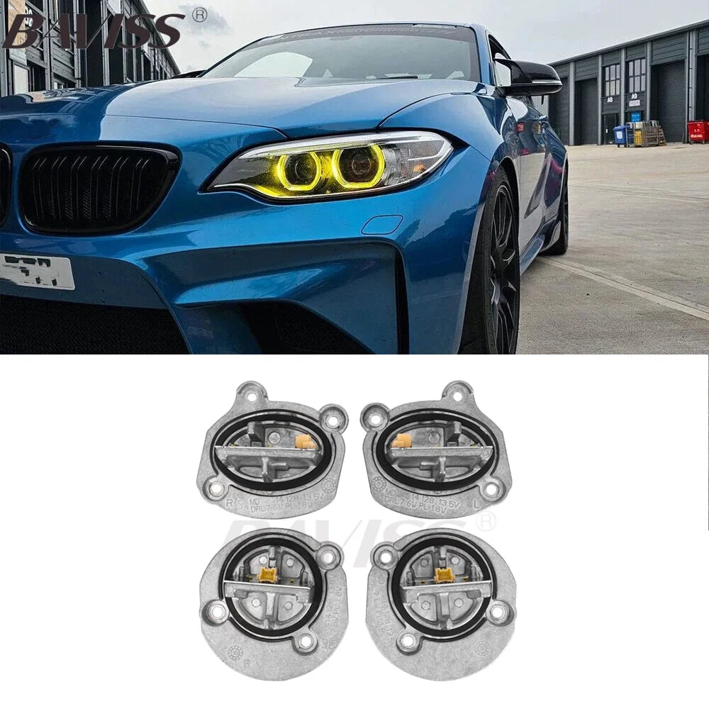 Amber Purple Yellow Blue Red DRL Angel Eyes For 2014-2017 BMW 2 Series M2  F87 F22 F23 220i 228i M240i Xenon Headlight Daylight