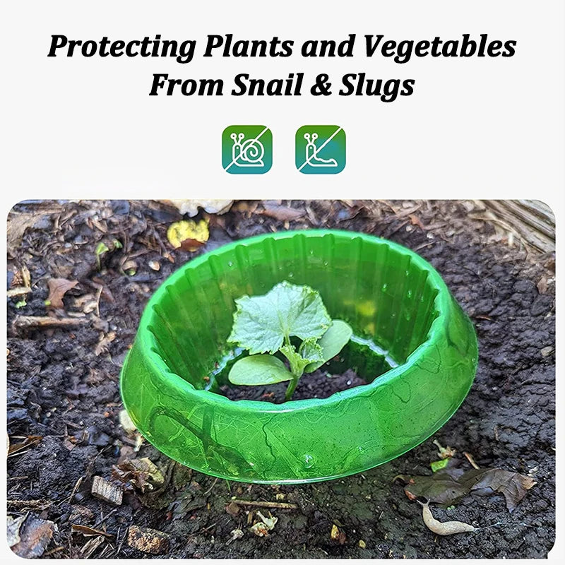 Reusable Vegetables Protection Covers Garden Plant Snail Slug Protection Collars Agricultural Save Water Guard for Flowers