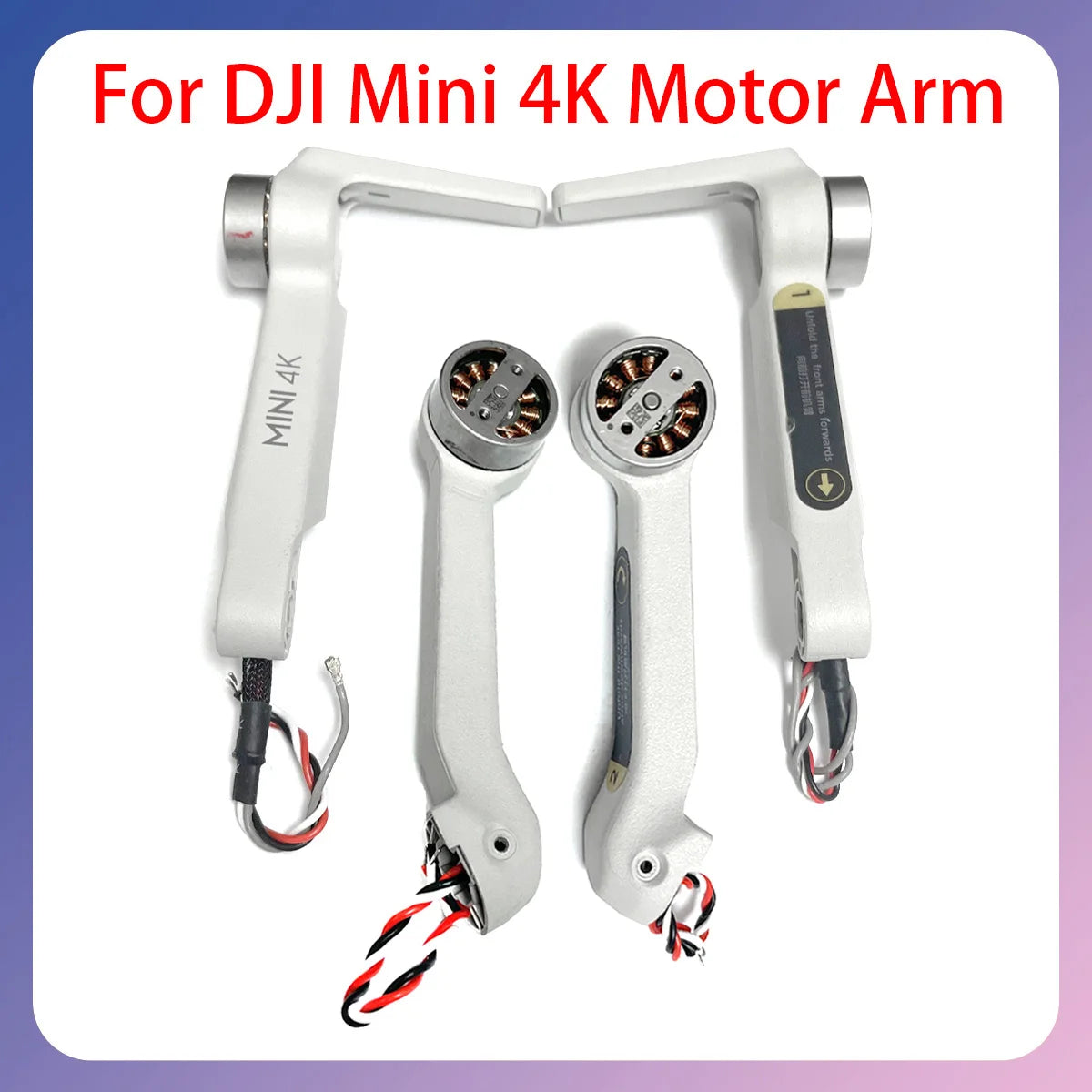 Original Mini 4K front, rear, left, and right arm rotation with smooth and seamless operation for DJI Mini series repair parts