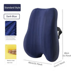 Orthopedic Memory Foam Seat Cushion Set, Coccyx Support Cushion, Office Chair, Waist, Back, Lumbar, Car Seat, Hip Massage Pad