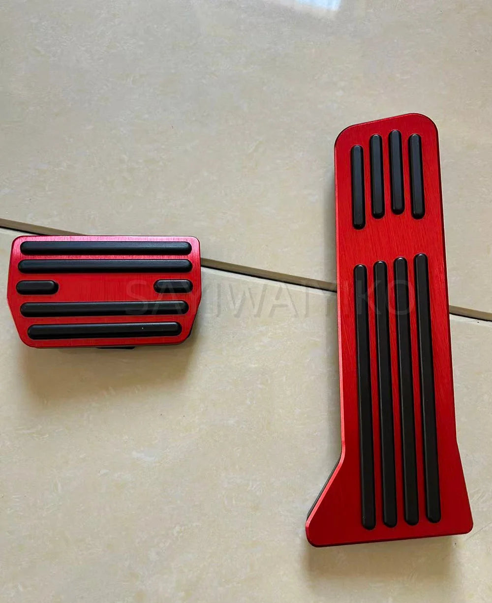 Polestar 4 2023-2025 Accelerator & Brake Pedal Pad Cover Set 4pcs - Black/Blue/Red/Silver