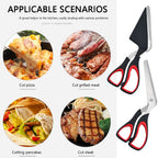 Professional Pizza Scissors Detachable Sharp Stainless Steel Blade Pizza Cutter Scissors Labor-Saving Pizza Spatula Slicer Tool