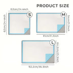 Multi-Size Pet Training and Urine Barrier Pad, Silicone Non-Slip Dog Potty Tray with 8 Support Clips
