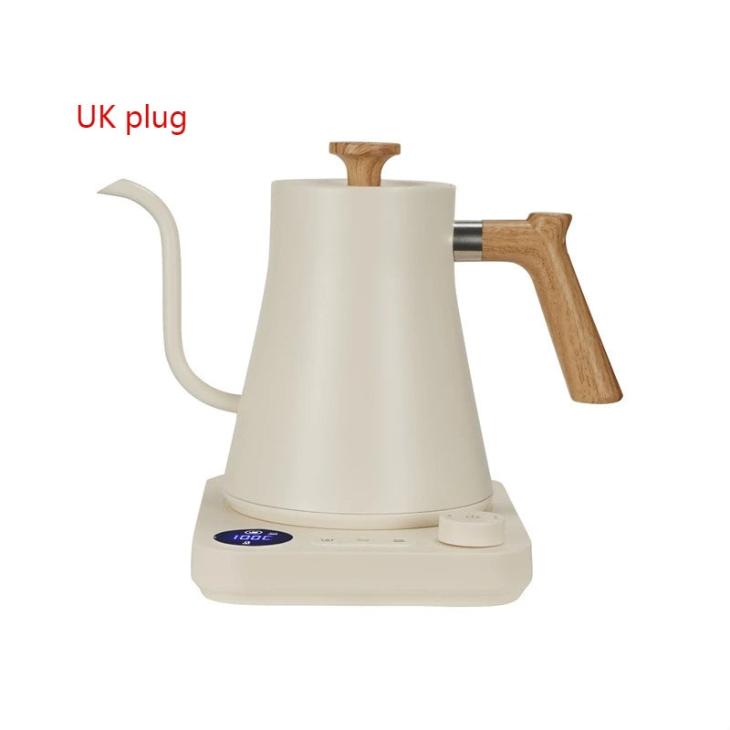 1200W Intelligent Constant Temperature Electric Kettle Hand Brewed Coffee Pot Gooseneck Pot Used for Brewing Milk Powder