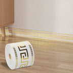 Rolled Self-Stick Baseboard Trim-Anti-Collision Waterproof Wall Waistband Sticker for Living Room Bedroom Home Decor