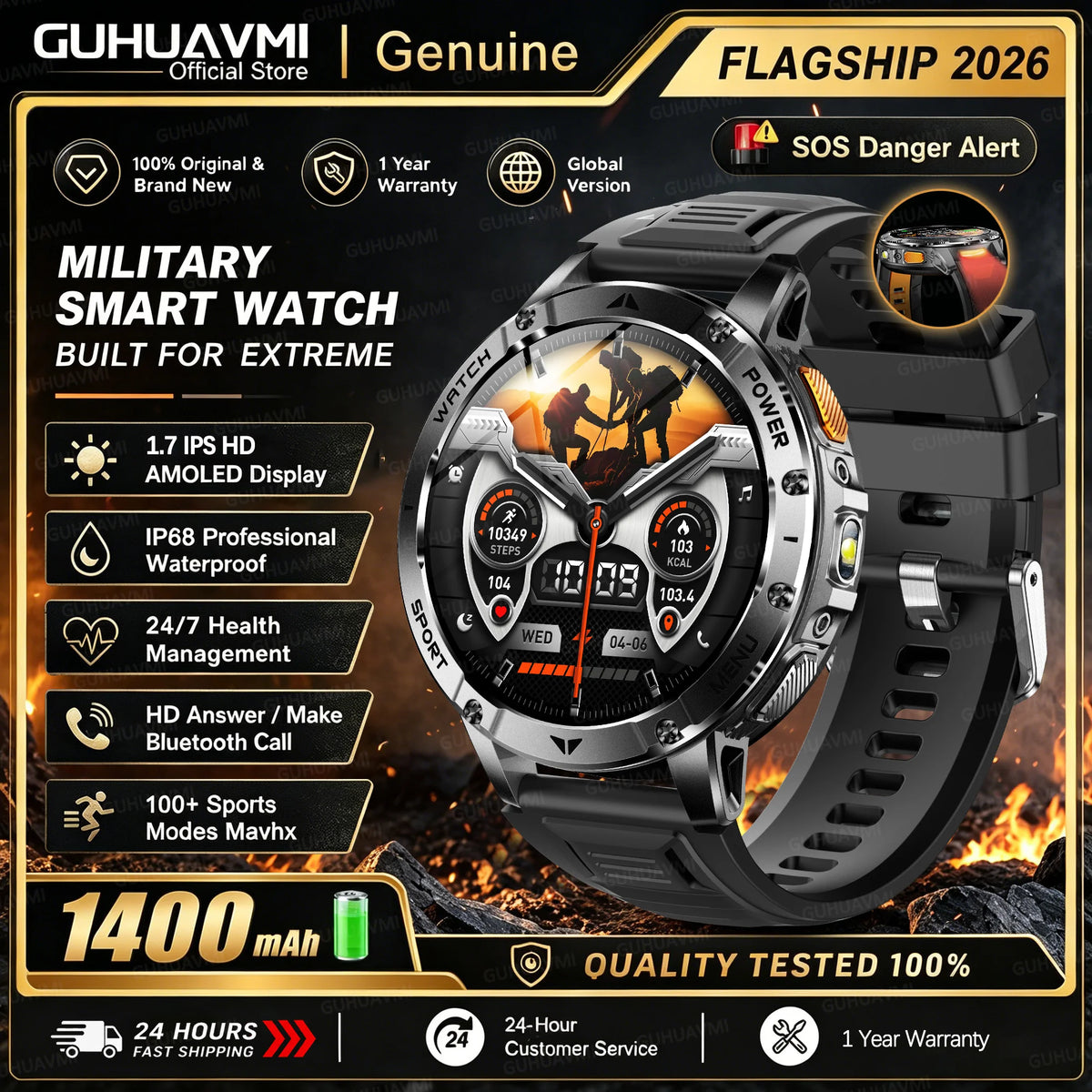 Black / Sports Watch / China Mainland