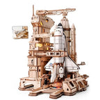 Robotime Rokr 3D Wooden Puzzle Space Shuttle Model Kits For Adults To Build STEM Toy Gift LKA02