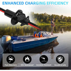 Trolling Motor Plug 12v/8 Gauge/2 Wire Trolling Quick Connector for Electric Boat Motor Electrical Trolling Plug Socket Set