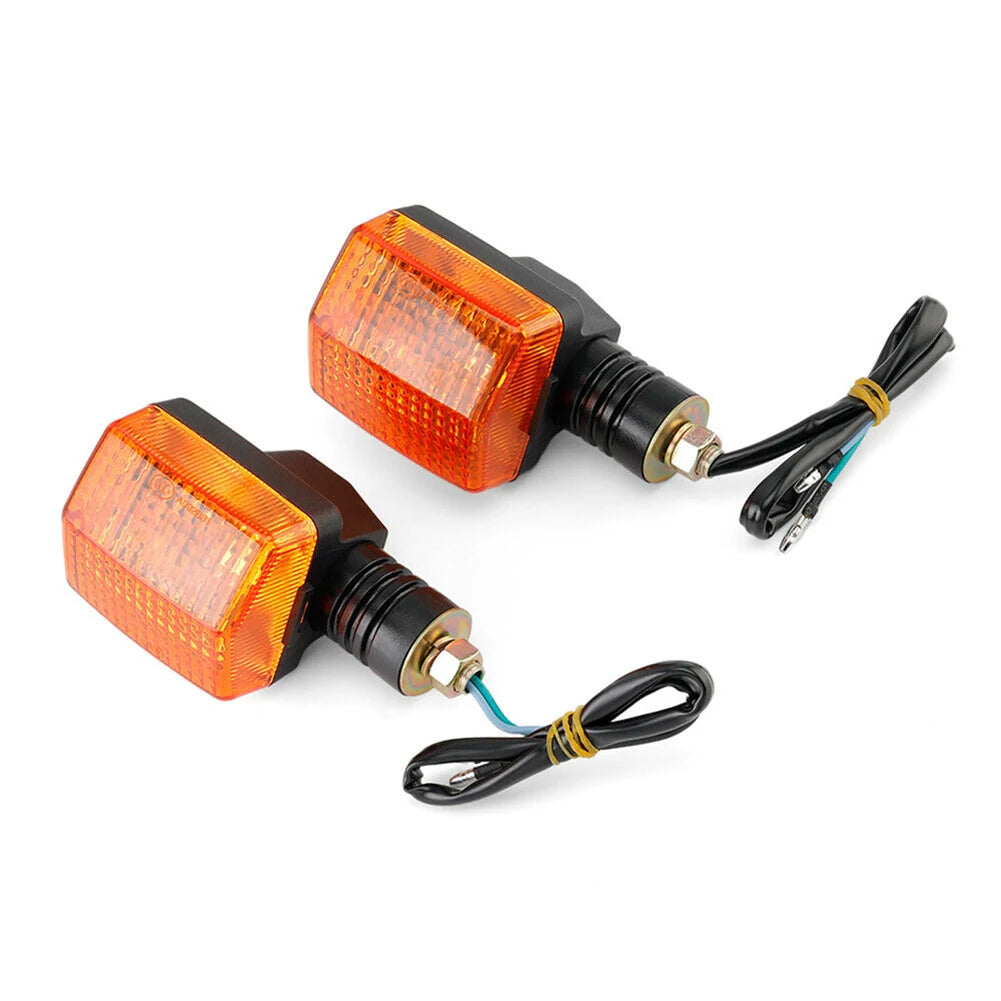 2x Lights For Honda CB 250 350 400 500 650 900 Shadow 750 Amber Motorcycle Signal Indicator Lamp Accessories