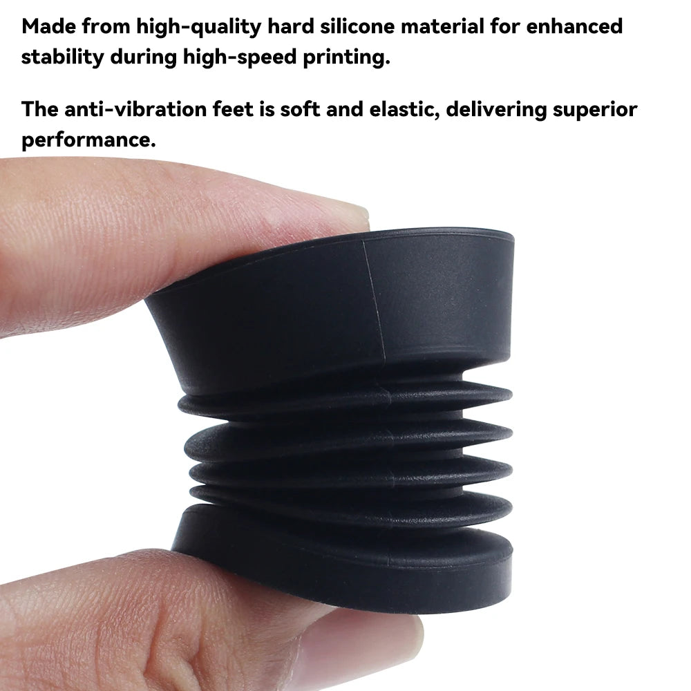 Toaiot For Centauri Carbon Feet Anti-Vibration Feet Anti-Slip Silicone Rubber Feet Mat Durable Shock Absorbing Foot Pad