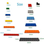 100pcs 2x6 Dot DIY Building Blocks Thick Figures Bricks Educational Creative Size Compatible With 2456 Plastic Toys for Children