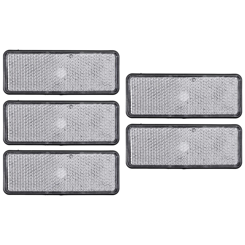 Electric Scooter Rear Reflector Night Safety Warning Plate Waterproof High Bright Universal Motorcycle Car Truck Trailer Parts