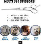 Hairdressing Barber Hair Scissor for Professional Hairdressers Barbers Stainless Steel Hair Cutting Shears For Salon Barbers
