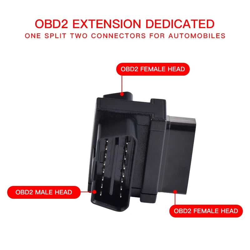 Car Obd One Minute Two Extension Cord One Minute Three Minute Wire Device Car Computer Male and Female 16 Needle 16 Core Adapter
