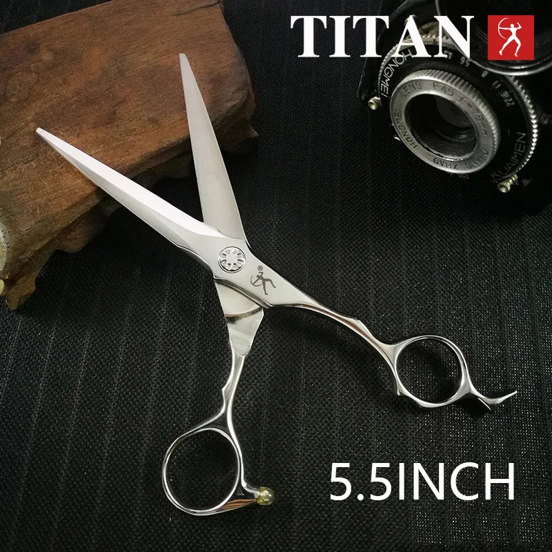Titan hair scissors vg10 steel, sharp scissors Professional Cutting hairdressing shears barber scissors