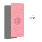 Anti-slip yoga MATS, Pilates fitness MATS, eco-friendly, women's yoga MATS, and exercise MATS suitable for home workouts