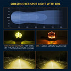 LED Sport Work Lamps 3'' 5'' 7'' Automobile For Lada Offroad 4X4 Vehicle Auxiliary Lights Led 7Inch Jeep Combo Driving Headlamp