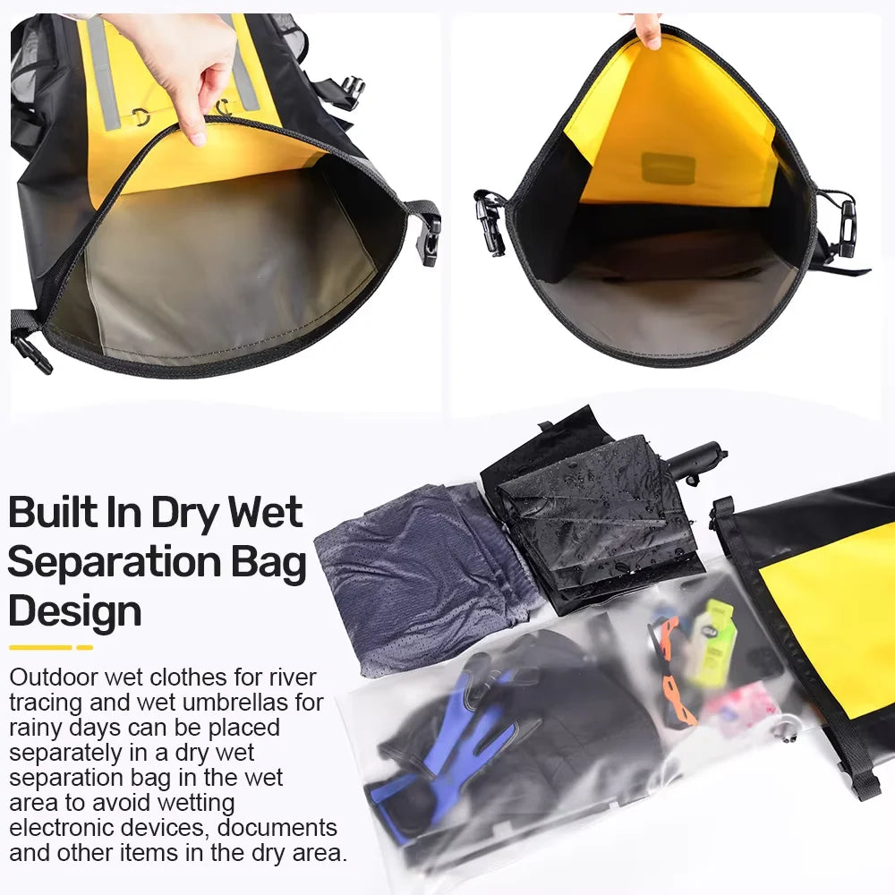 Waterproof PVC Dry Bag Backpack for Kayak Canoe Rafting Camping, Style BAG342
