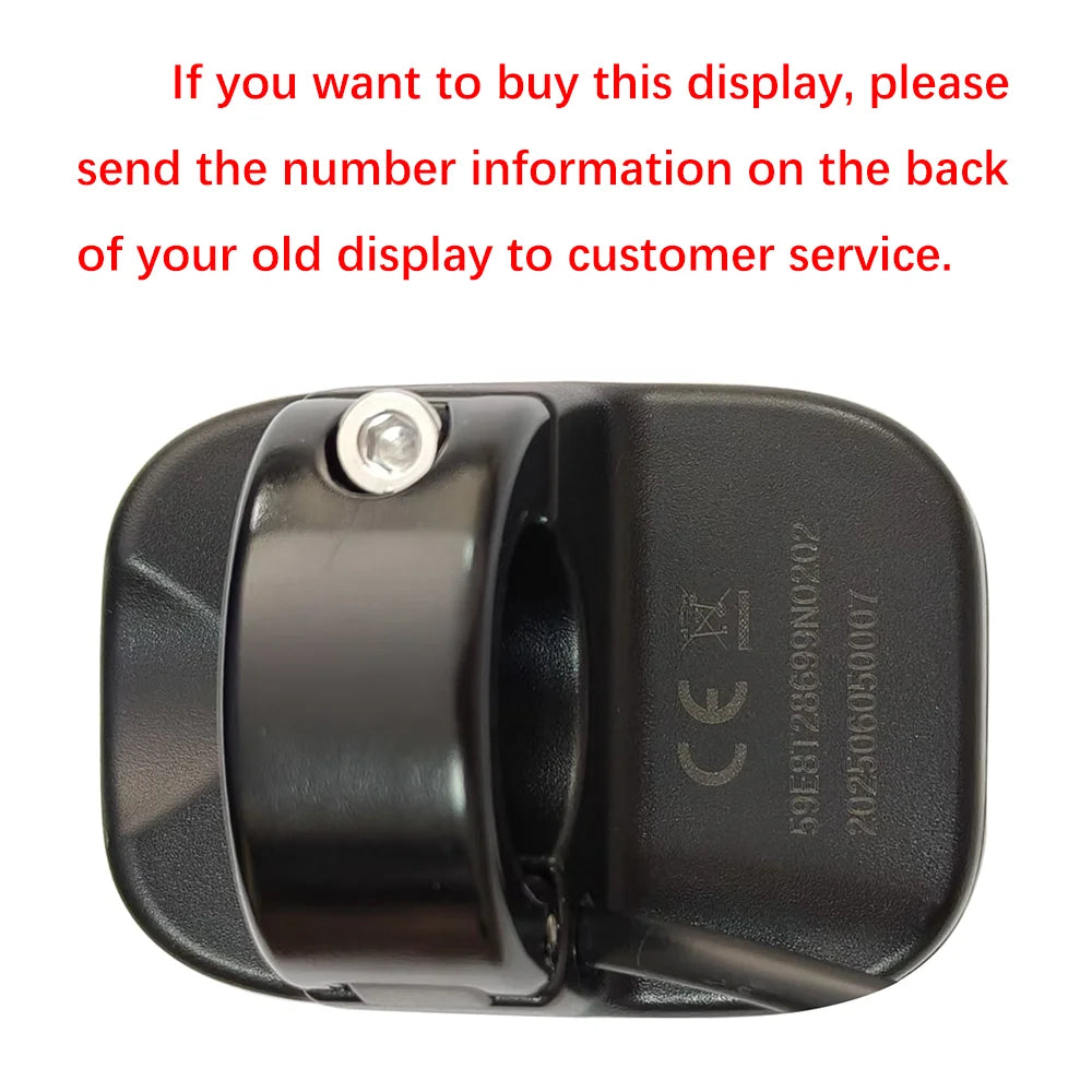 KD59E Ebike LED Display Screen Meter UART 36V 48V KET DISP Speed Control Panel for BaFang Controller Accessories 5-hole female