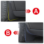 For Tesla Model Y 2021 2022 2023 2024 Car Mud Flaps Front Rear Wheels Mudguards Fender Accessories