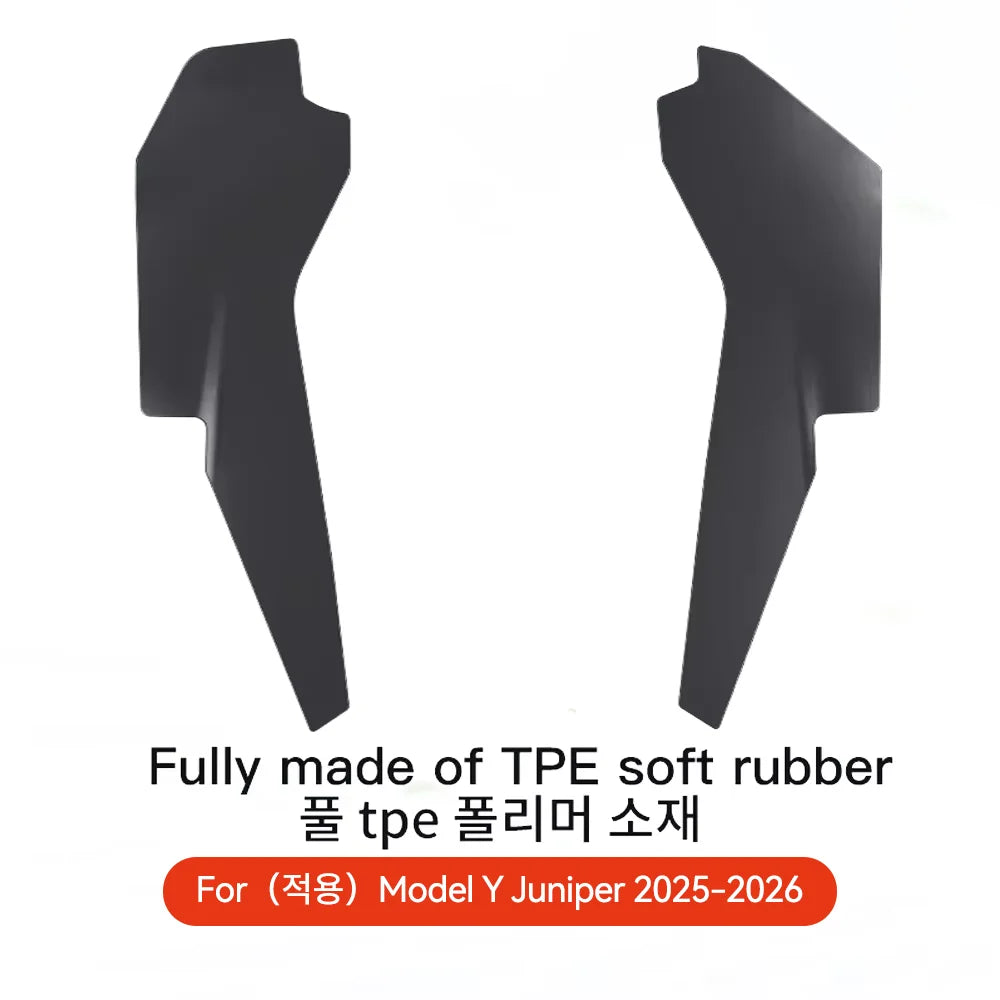 YZ For Tesla Model 3/Y/YL Highland Juniper 2026 TPE Central Control Side Anti Kick Pad Anti-dirt Protective Protecto