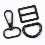 2/3Sets 16-38mm Bag Strap Lobster Buckle Metal Tri-glide Clasp For Webbing Adjuster D Ring Pet Collar Hook Hardware Accessories
