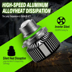 H7 Laser Lens H11 Led Fog Light Bulb H11 Led Fog Lamp H8 H16 9005 HB3 9006 HB4 CSP Blue 6000K 3000K Turbo Fog Light For Car 12V
