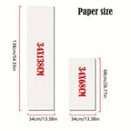 Calligraphy & painting paper sheets, 50/100pcs, 34x68cm or 34x138cm craft paper
