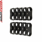 10PCS Universal 3AN 6AN 8AN 10AN 12AN 14AN Billet Oil Fuel Water Hose Tube Seprator Divider Clamp Aluminum Line Separator Kit