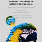 MIjia Photo Printer Dedicated 6-inch 80 pcs Back Self-adhesive Photo Paper Colored Tape Set HD Protective Film Photo Papers