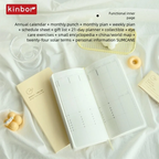 Kinbor Weekly Planner 2026 A5 A6 Pocket Notebook Daily Plan Month Year Calendar Agenda Soft Cover Timeline Schedule Note Book