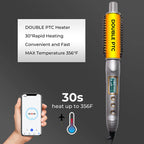 32mm Curling Iron Brush Ceramic Ionic Hair Curler Straightener Anti-Scald Volumizing Hair Iron Heated Brush Electric Hot Comb