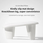 Two Hands Nail Art Hand Pillow Portable Removable Stand Tilt Design Manicure Stand Hand Pillow PU Material Hand Pillow Cushion