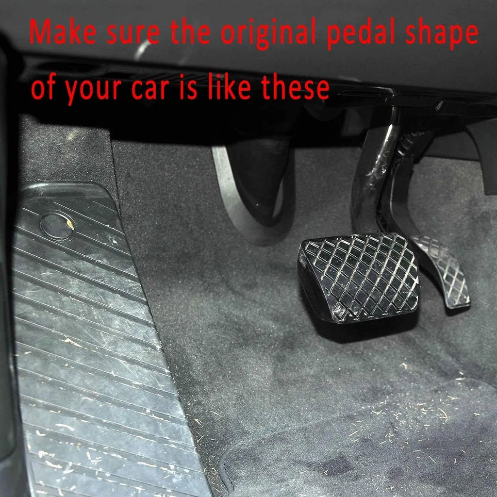 LHD Gas Accelerator Brake Footrest Pedal Cover for Audi Q7 Q8 2017-2025,Porsche Cayenne 2020-2024,Touareg 2019-2024 Pedal Covers