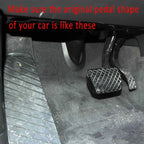 LHD Gas Accelerator Brake Footrest Pedal Cover for Audi Q7 Q8 2017-2025,Porsche Cayenne 2020-2024,Touareg 2019-2024 Pedal Covers