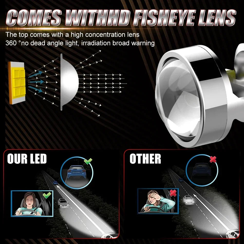 OVEHEL Led Projector Lens H7 H4 Car Headlight H11 6400000LM 4200W Bulb 9005 9006 Canbus 6000K Auto/Moto Fog Light LHD 12V 24V