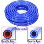 1m/Lot Inner Diameter 6-50mm Silicone Hose Heat Resistant High Pressure Automobile Cylinder Vacuum Pipe Double Layer Rubber Hose