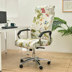 Elastic Rotating Office Chair Cover With Back Anti-dirty Computer Seat Case Spandex Gaming Chairs Slipcover for Armchair