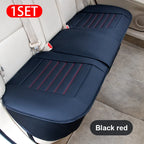 SEAMETAL Full-Surround PU Leather Car Seat Cover Cushion Protector Pad, 1pc