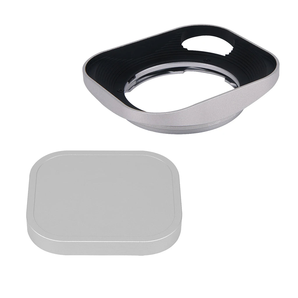Haoge LH-ZV02P Metal Square Lens Hood for Carl Zeiss Planar T* 2/50 50mm f2 ZM, 35mm/F2 Lens Hollow Out
