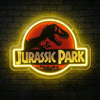 Dinosaur LED Neon Sign Light, Dimmable Wall Decor, 33.5x25cm
