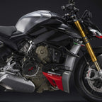 For DUCATI Streetfighter V4 V4S V4SP Italian Tricolor Flags for Wings 3D Winglet Flank Sticker Decal