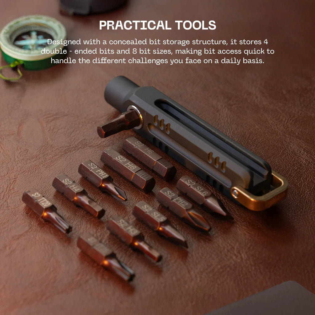 FANAUE Portable Folding Screwdriver Set: Portable Repair and Disassembly Tools, Multi-functional Hex Wrench for Home Use
