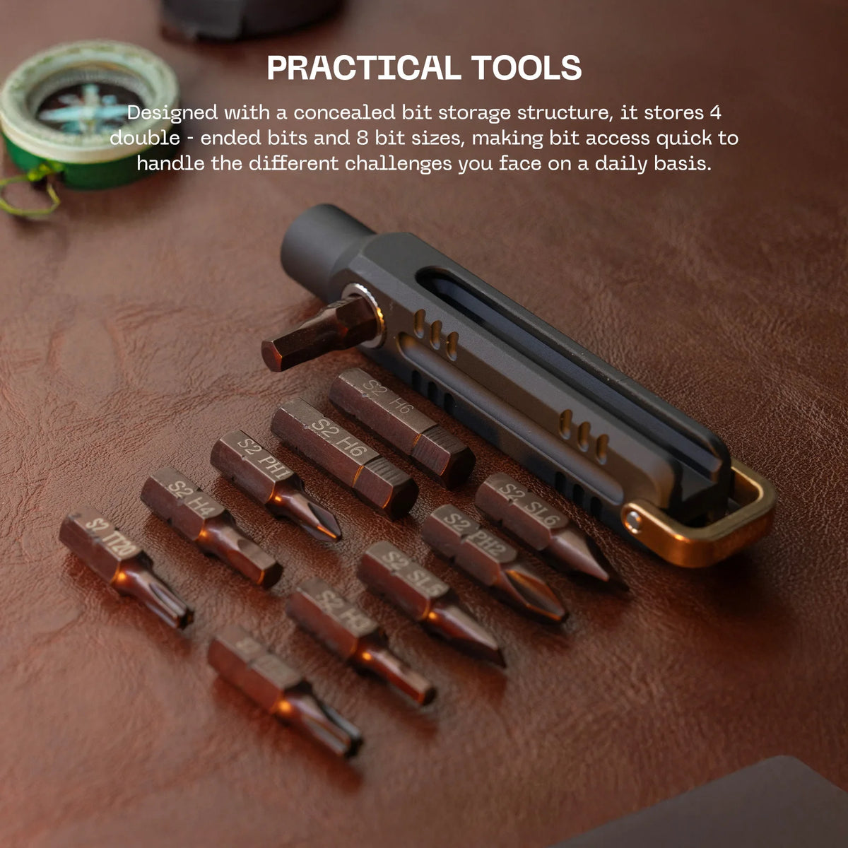 FANAUE Portable Folding Screwdriver Set: Portable Repair and Disassembly Tools, Multi-functional Hex Wrench for Home Use