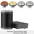 2025 Rolling Knife Sharpener Kit For Straight Edge Roller Knife Sharpening With Industry Diamonds Chef Knife Set Fast Delivery