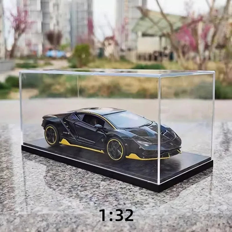 Clear Acrylic Display Case Box for Diecast Car Models Dust Cover, Multiple Scales, 1pc